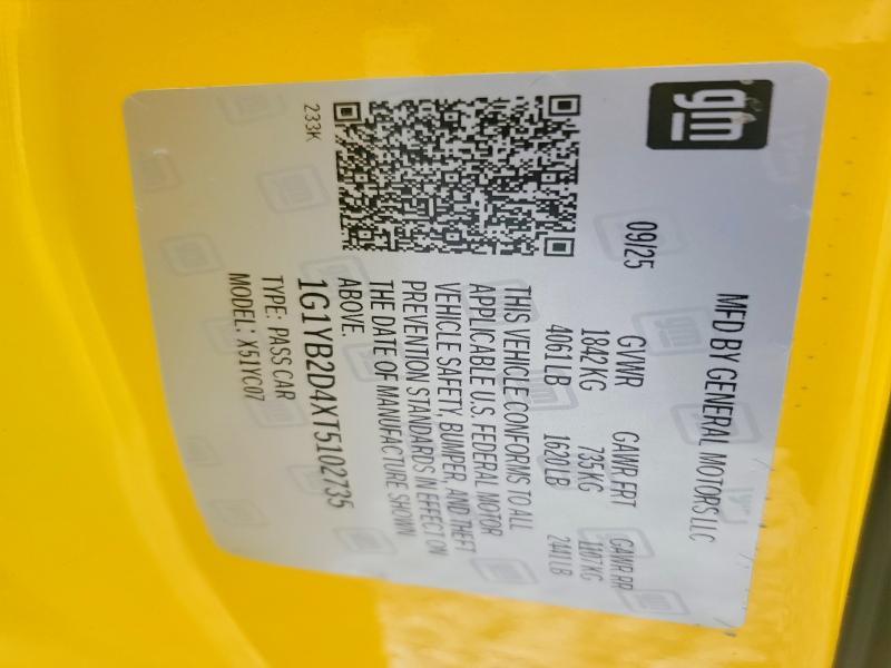 2026 Chevrolet Corvette Stingray 2LT