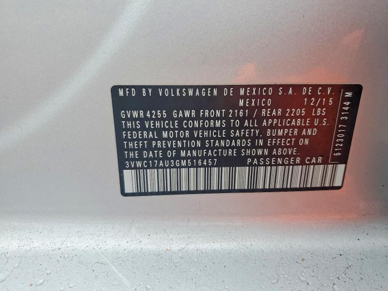 2016 Volkswagen Golf Sportwagen s