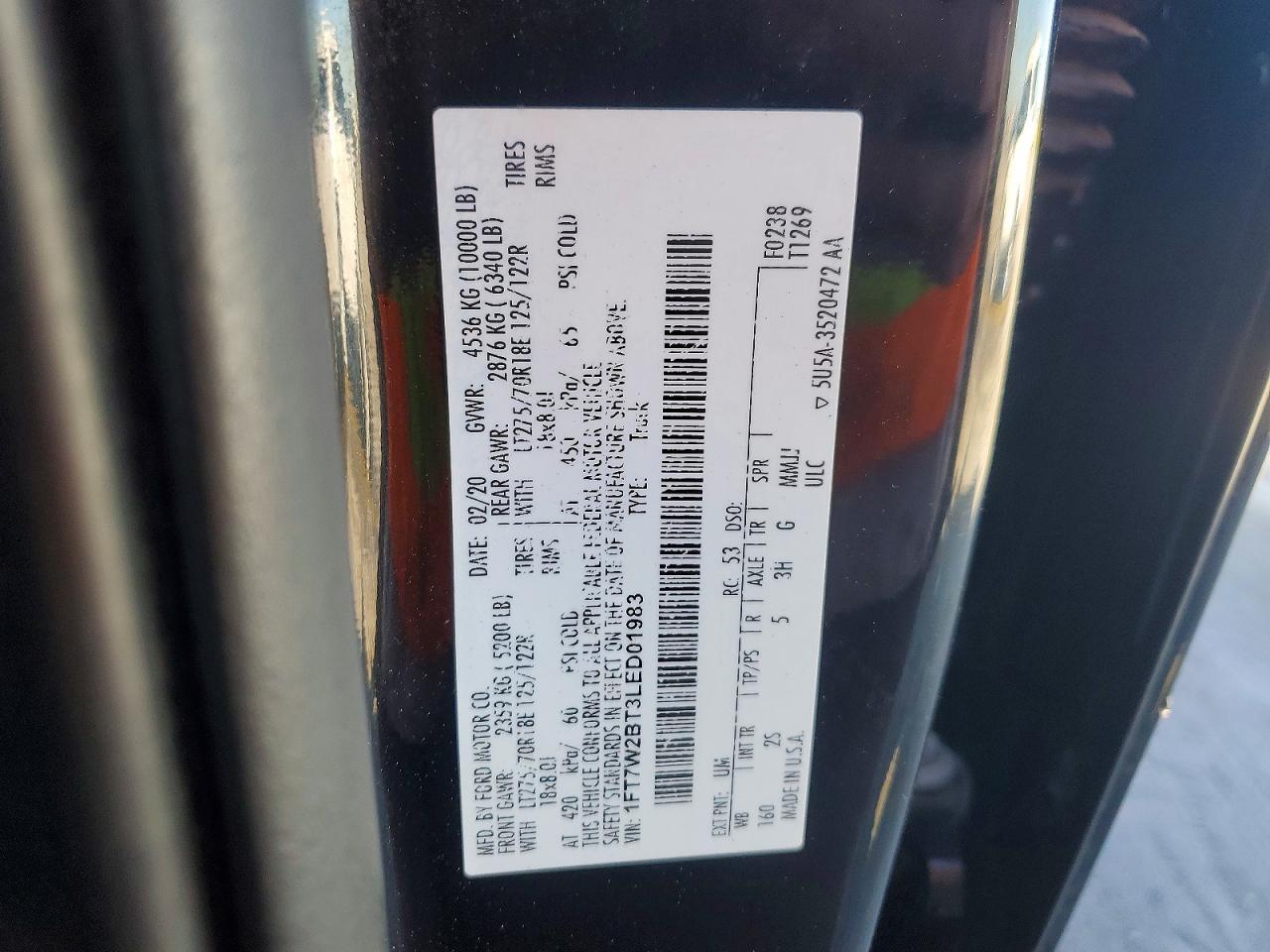2020 Ford F250 Super Duty