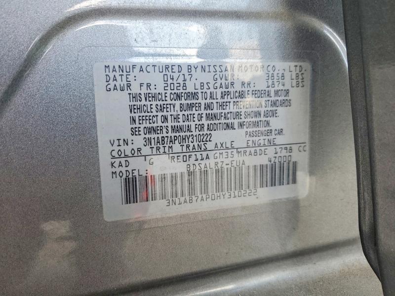 2017 Nissan Sentra sr