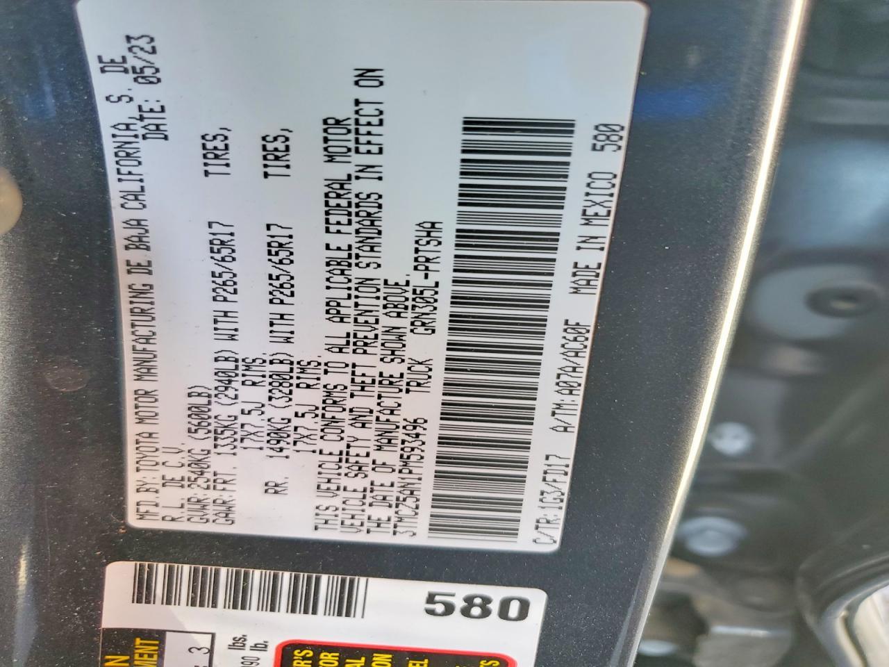 2023 Toyota Tacoma TRD Sport