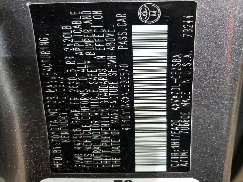 2022 Toyota Camry se