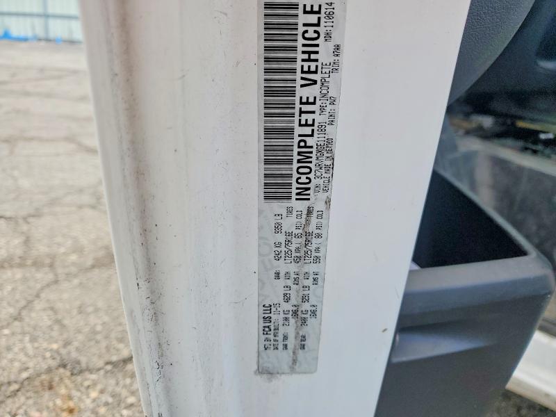 2016 Dodge Ram Promaster 3500 box Truck