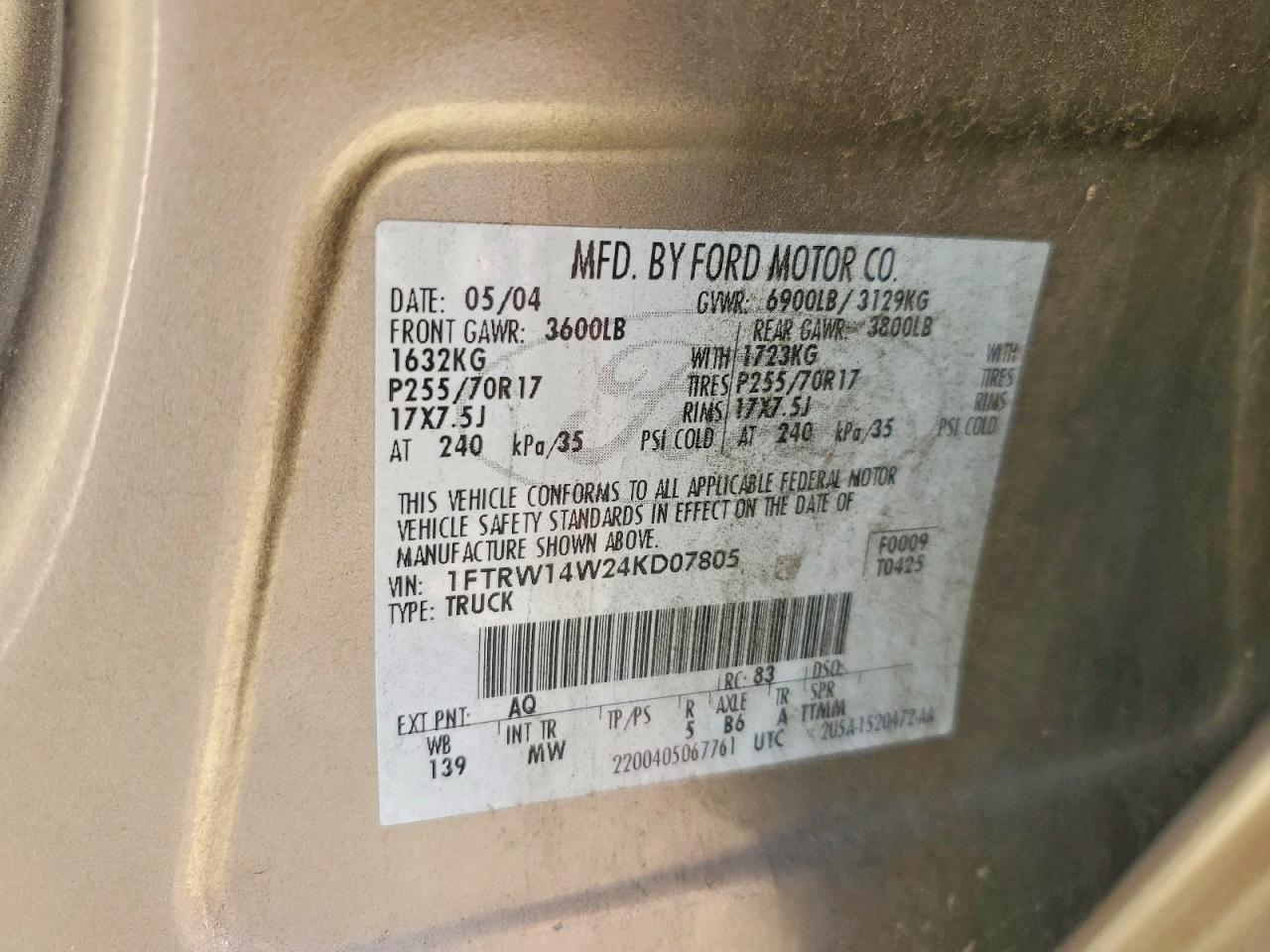 2004 Ford F150 Supercrew