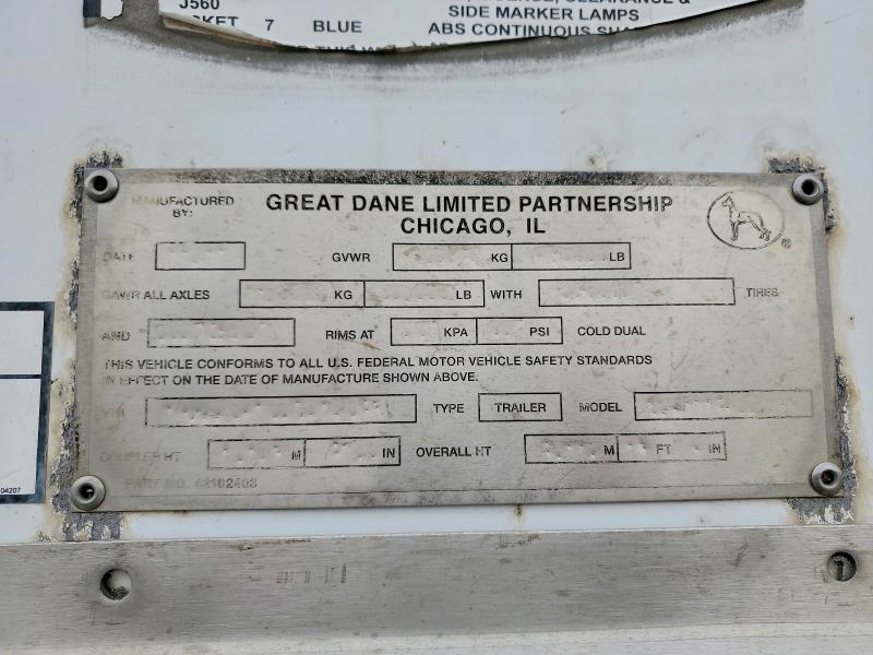 2013 Great Dane Dry van Trailer