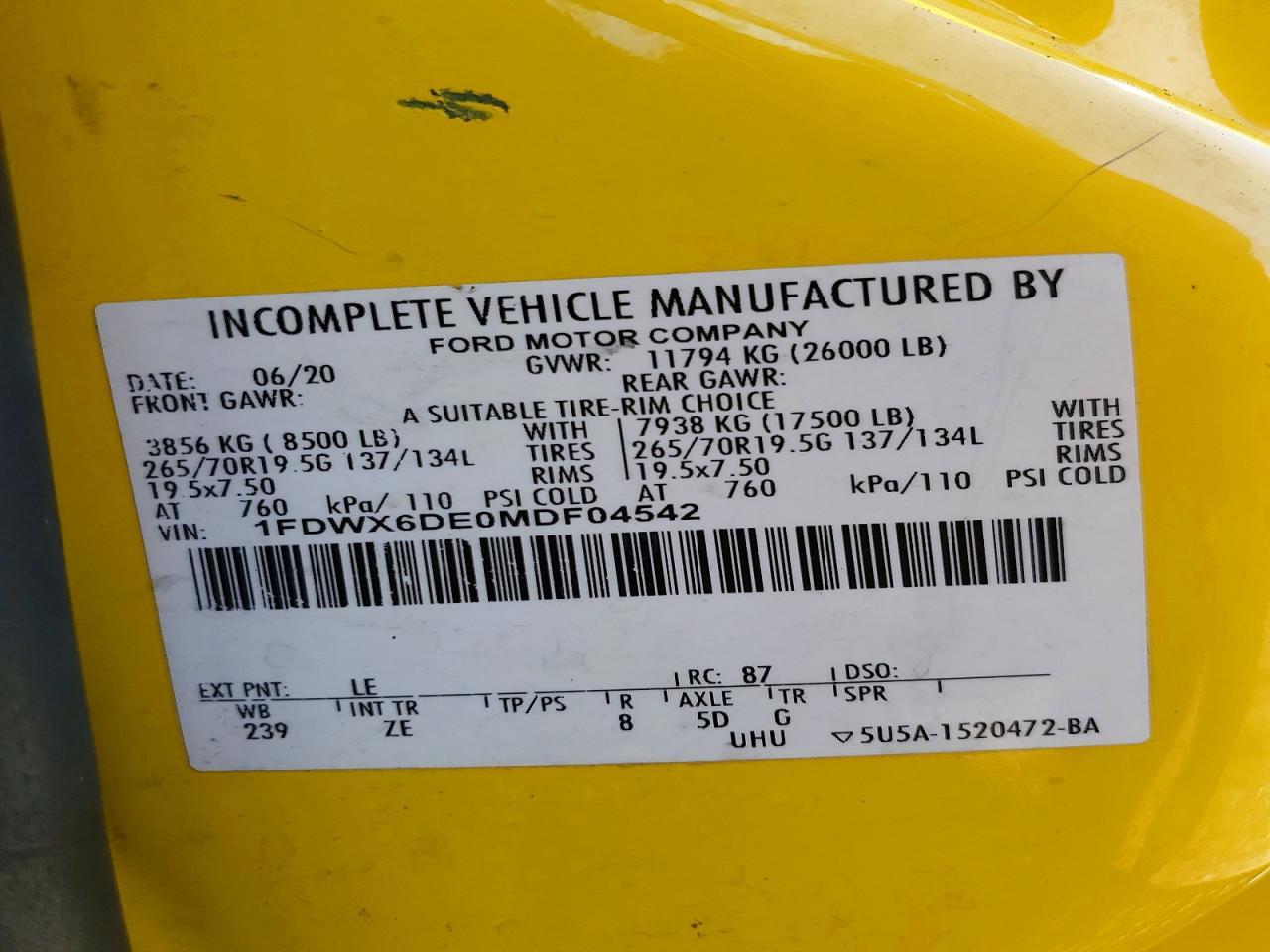 2021 Ford F650 Super Duty