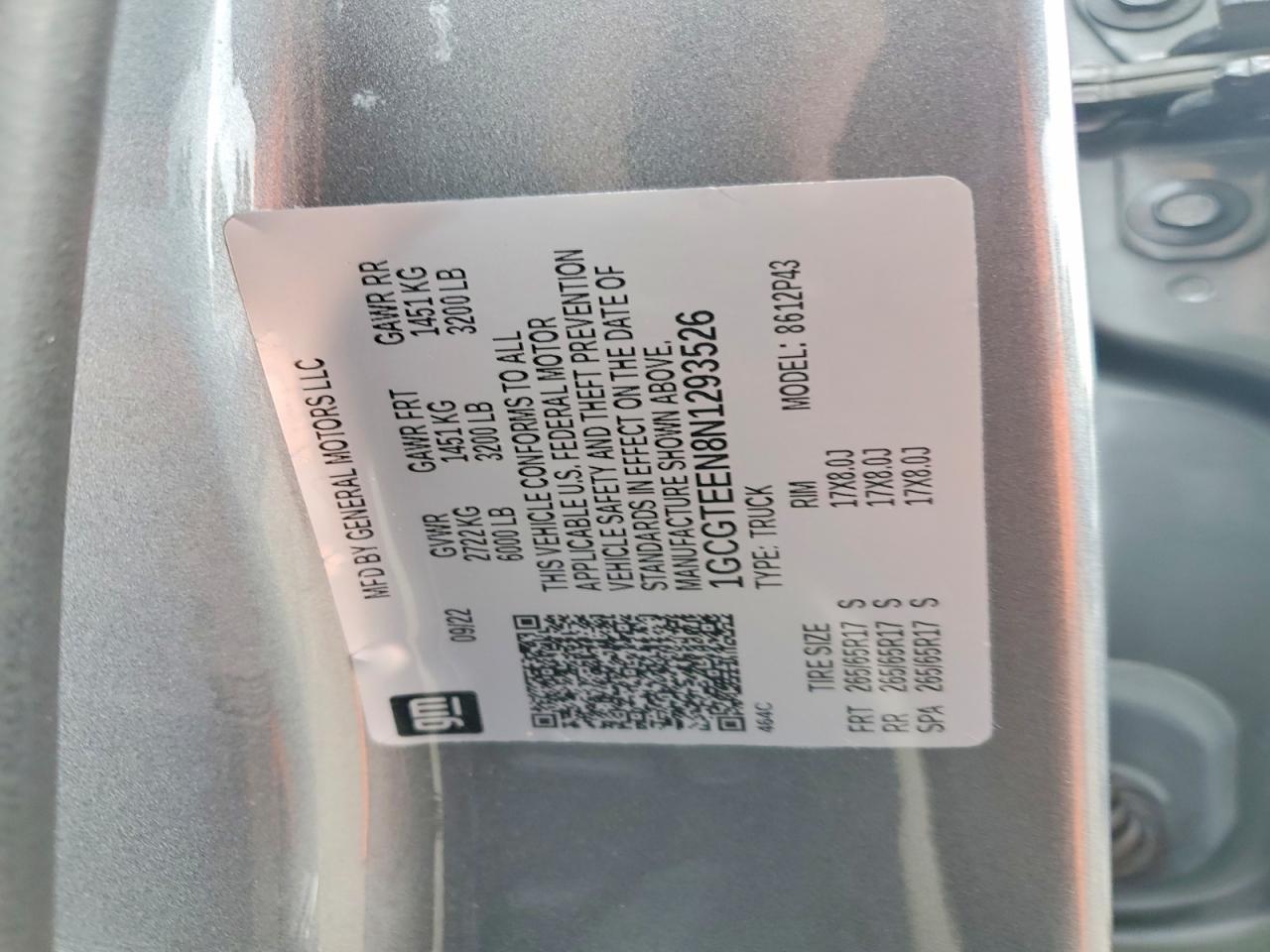 2022 Chevrolet Colorado ZR2