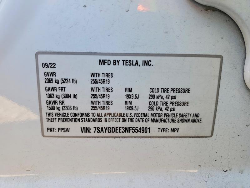 2022 Tesla Model y