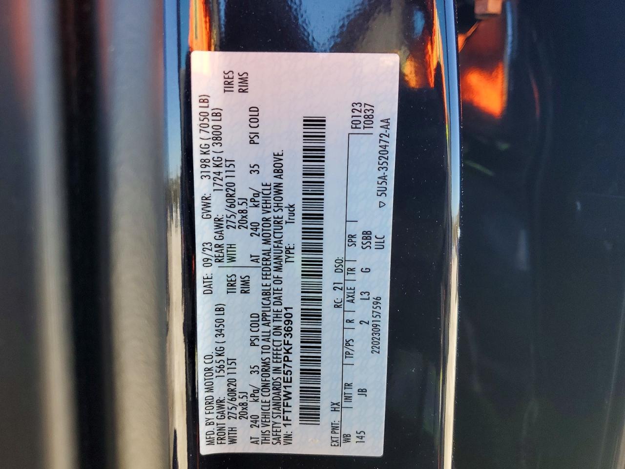 2023 Ford F150 Supercrew