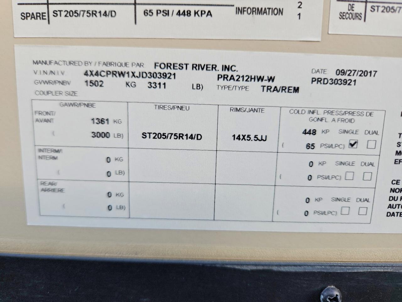 2018 Forest River Premier