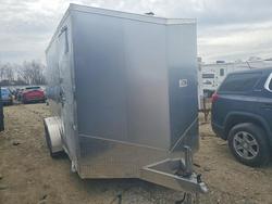 Salvage trucks for sale at Lansing, MI auction: 2022 ATC 2022 Aluminum Enclosed Cargo Trailer