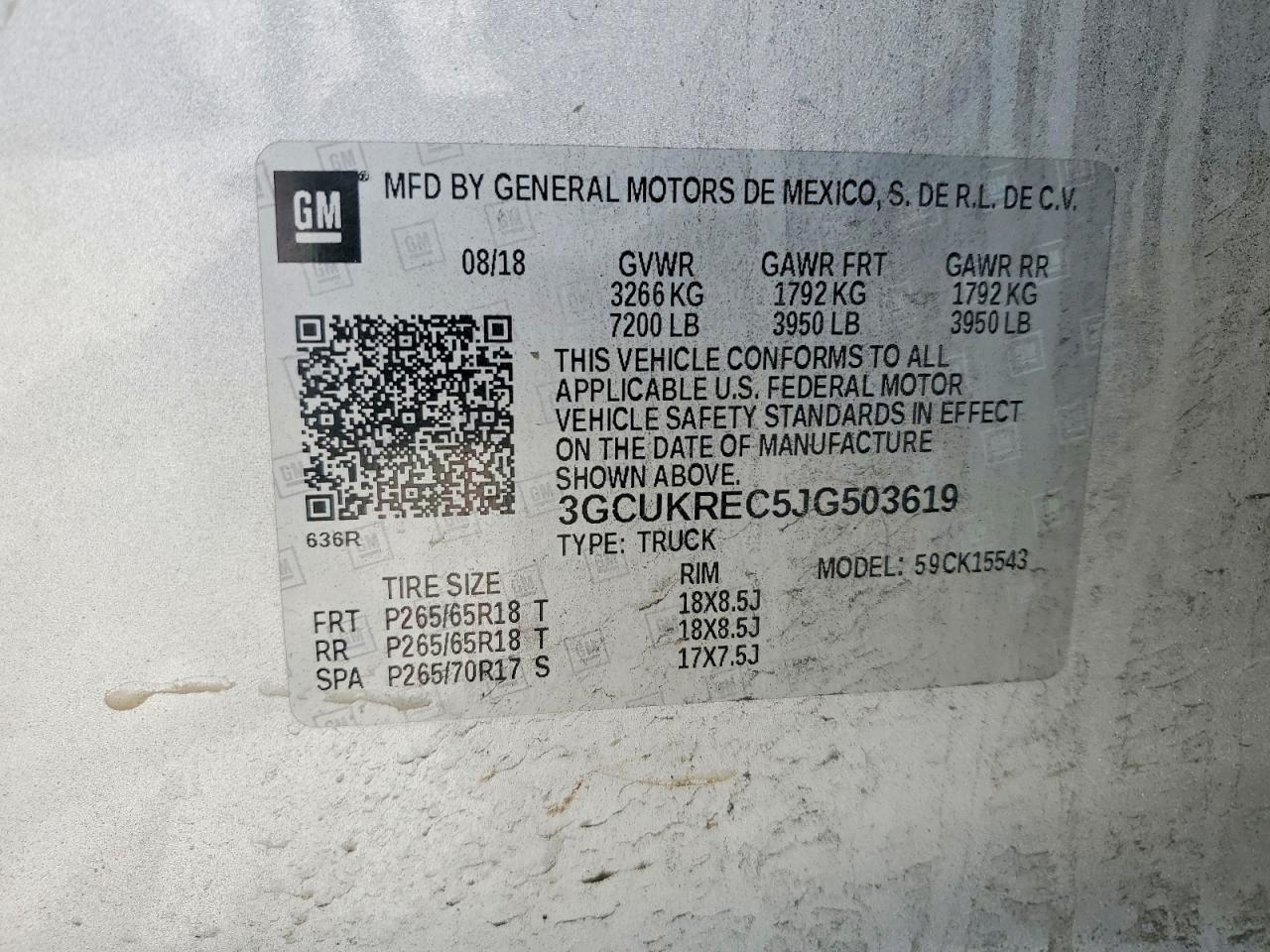 2018 Chevrolet Silverado