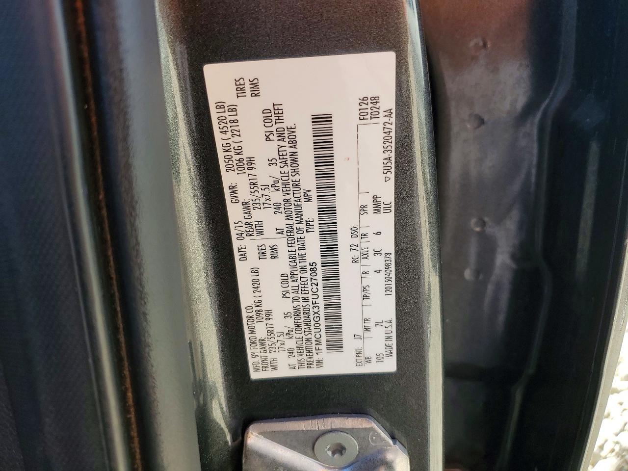 2015 Ford Escape se