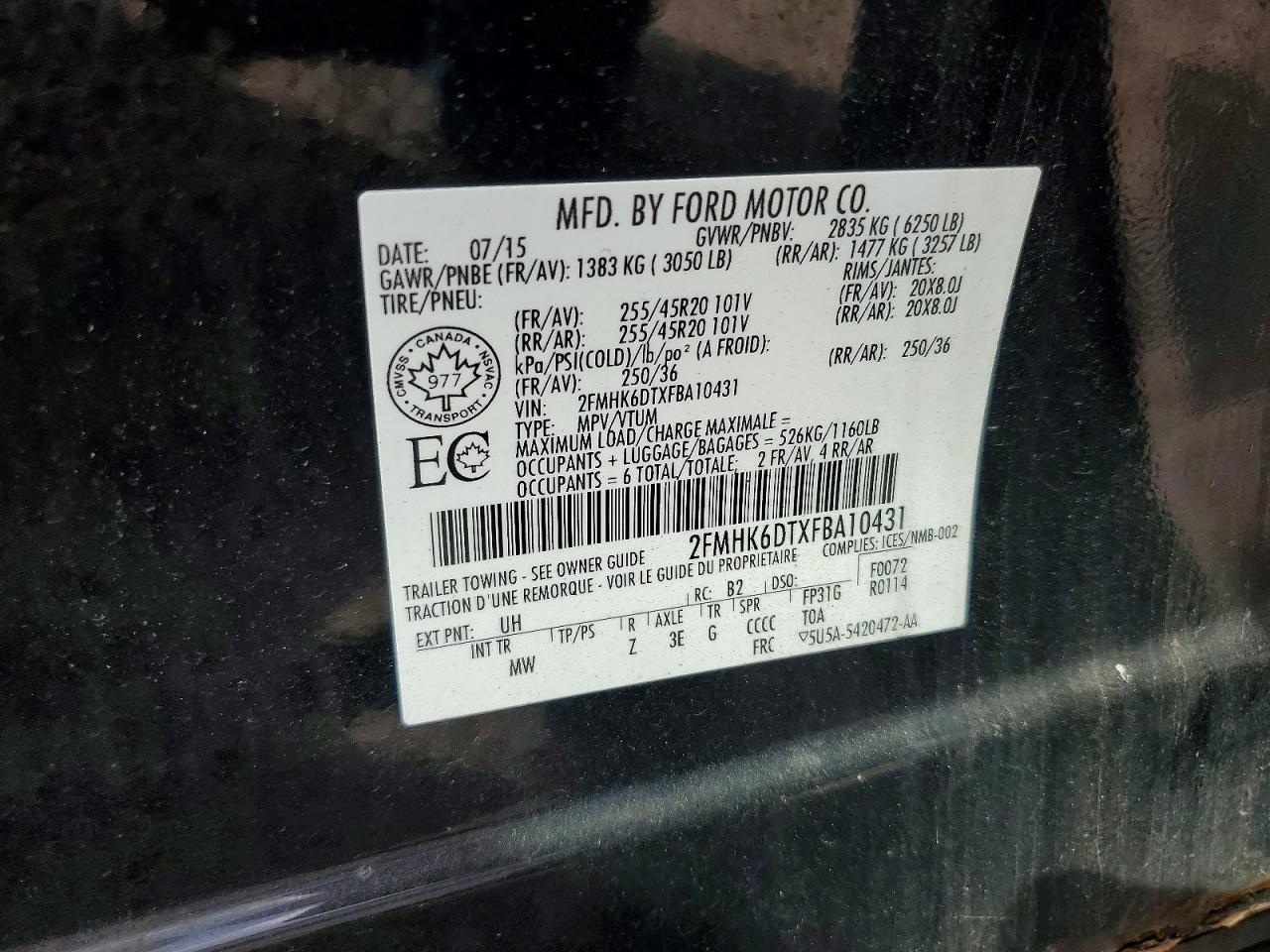 2015 Ford Flex Limited