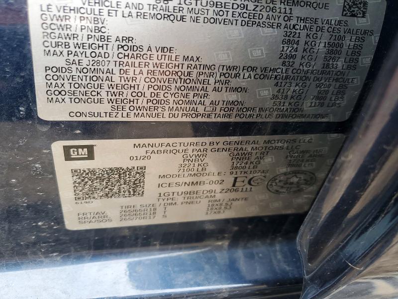 2020 GMC Sierra K1500 SLE