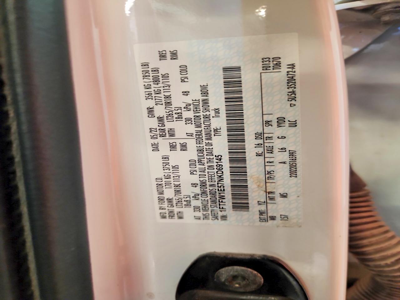 2022 Ford F150 Supercrew