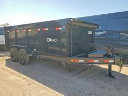 Salvage trucks for sale at Mercedes, TX auction: 2025 Delco Dump Trailer