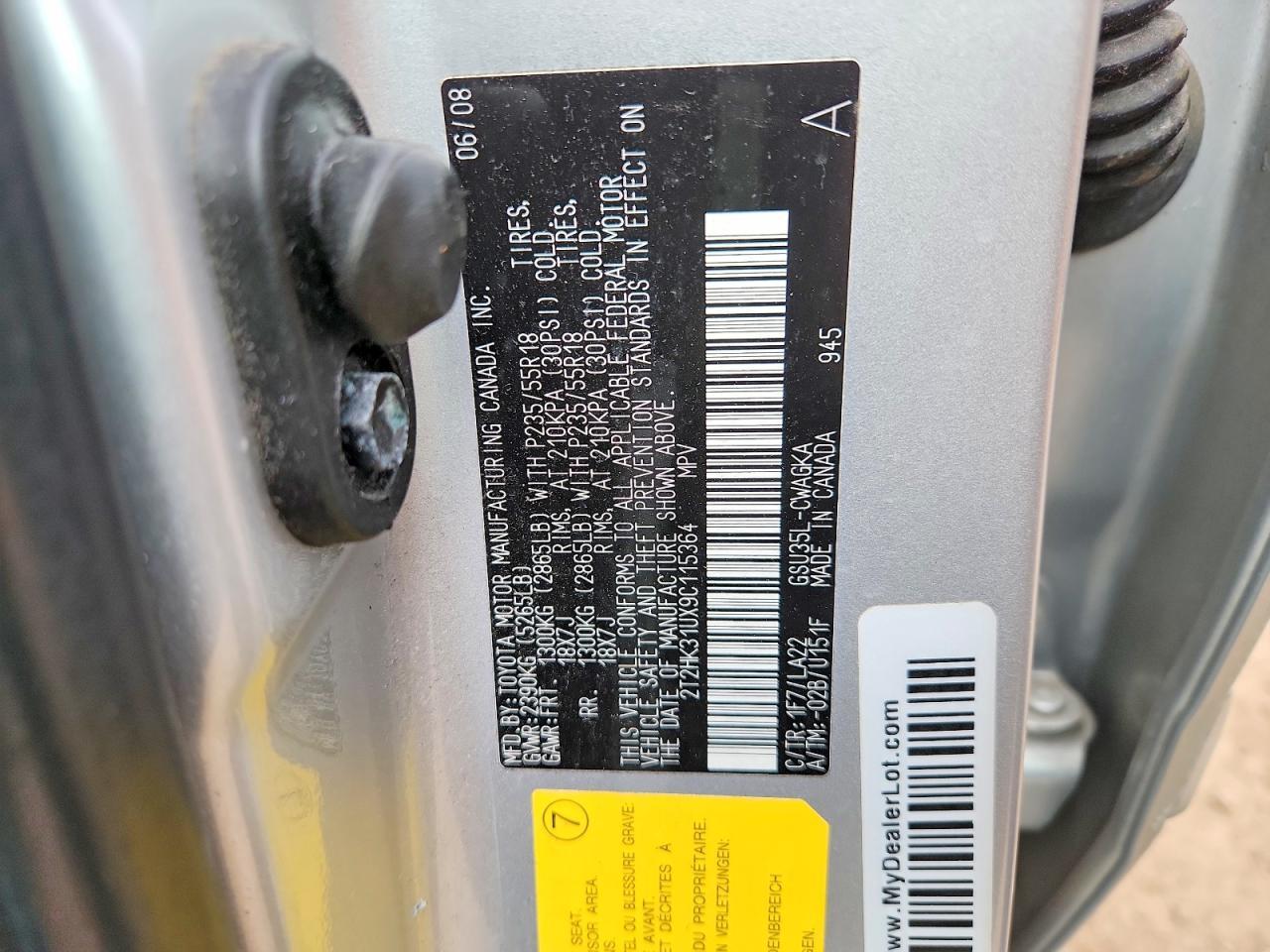 2009 Lexus Rx 350 Base