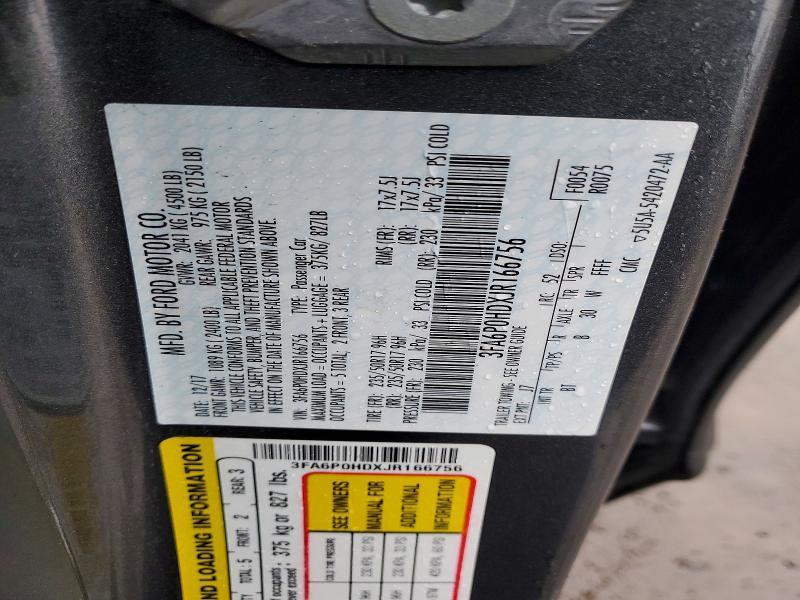 2018 Ford Fusion se