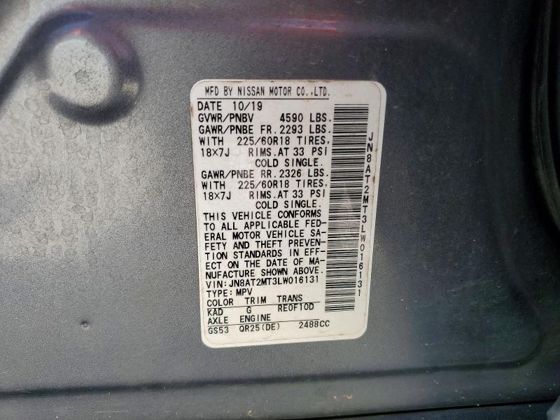 2020 Nissan Rogue sv