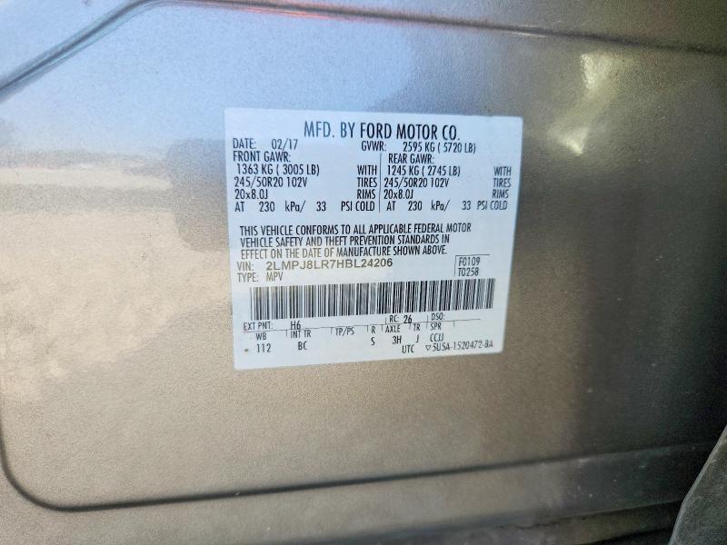 2017 Lincoln Mkx Reserve