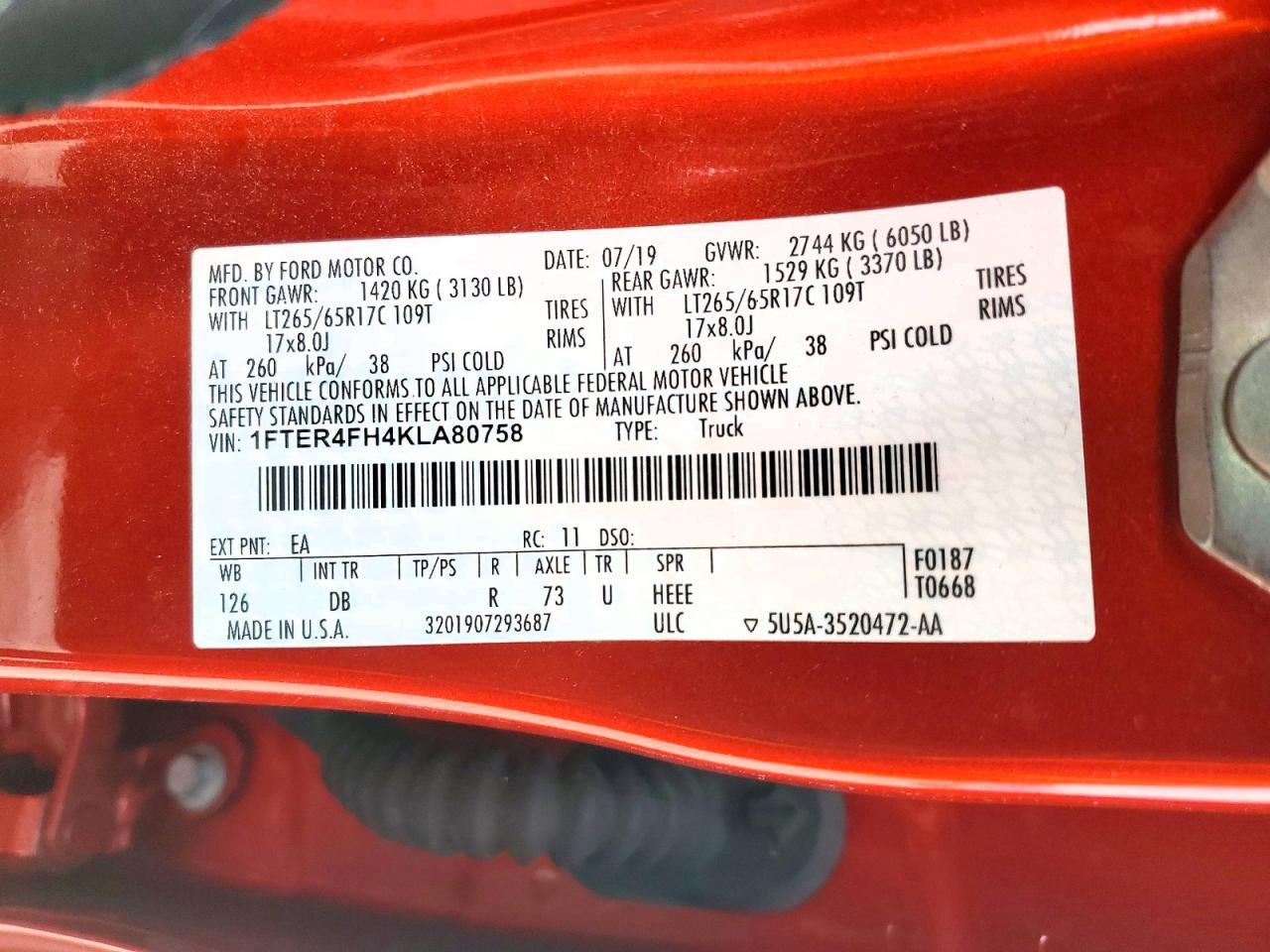 2019 Ford Ranger XL