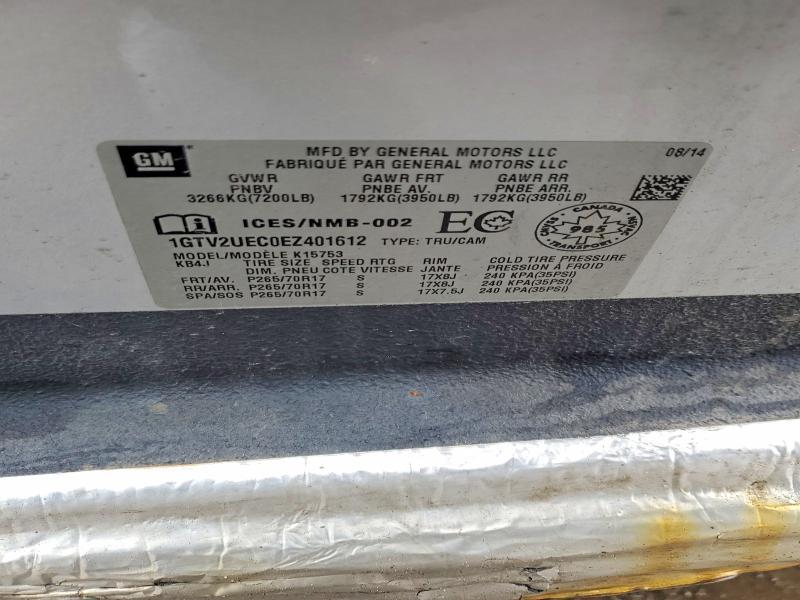 2014 GMC Sierra K1500 sle