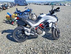 Salvage cars for sale from Copart Copart: 2017 Ducati Multistrada 1200