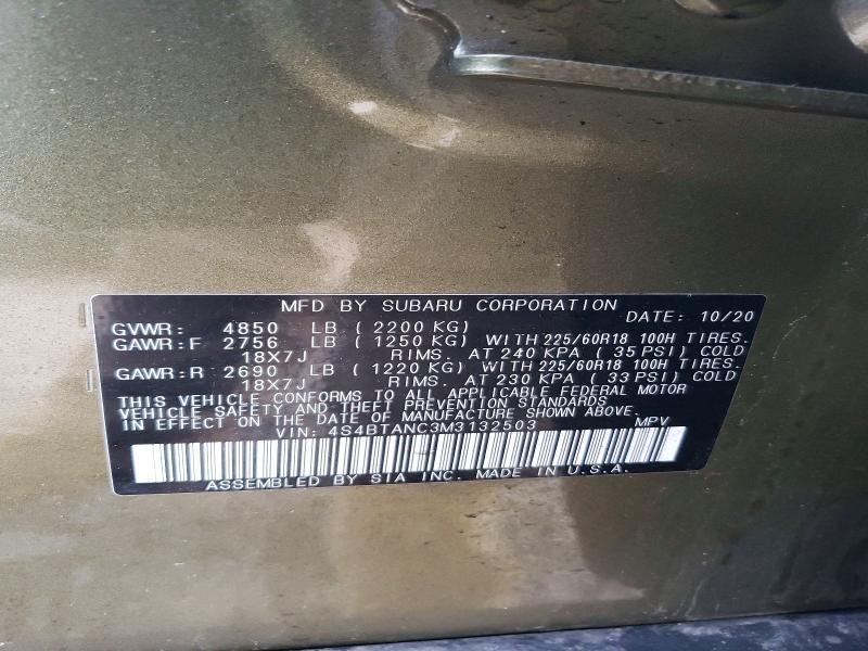 2021 Subaru Outback Limited