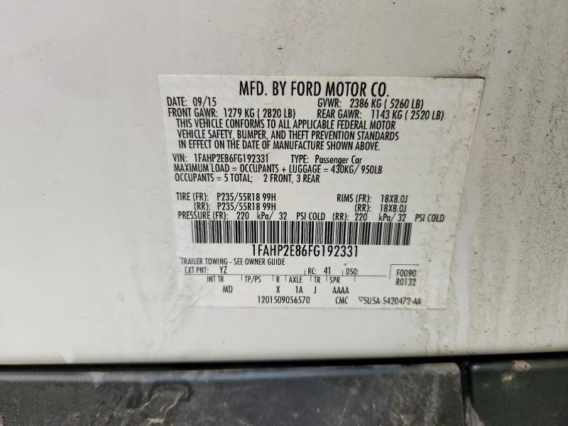 2015 Ford Taurus sel