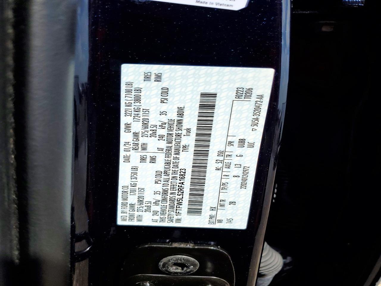 2024 Ford F150 Lariat