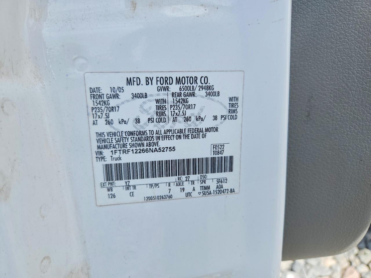 2006 Ford F150