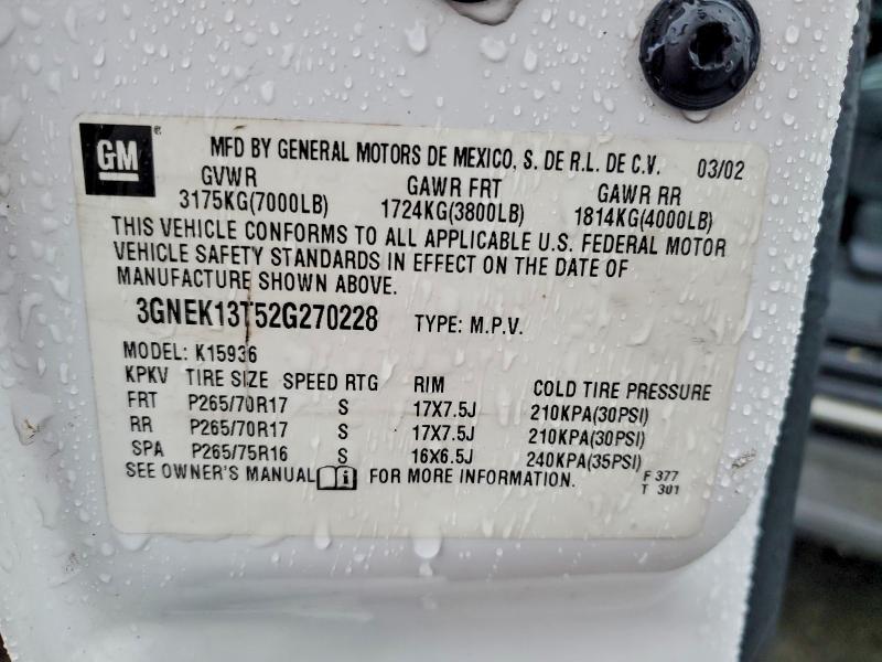 2002 Chevrolet Avalanche K1500