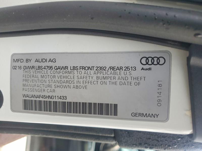 2017 Audi A4 Premium