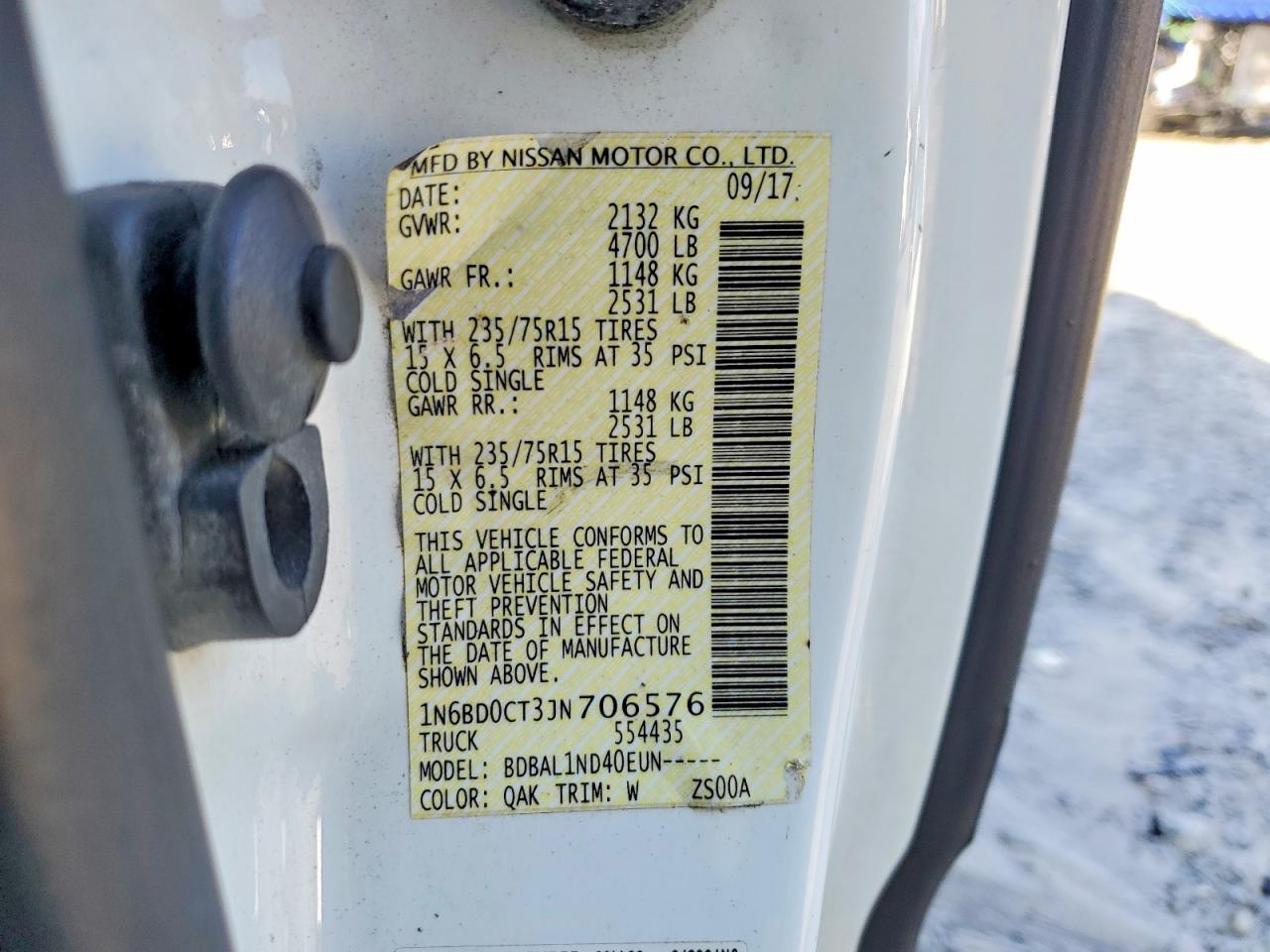 2018 Nissan Frontier S