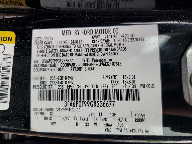 2016 Ford Fusion se