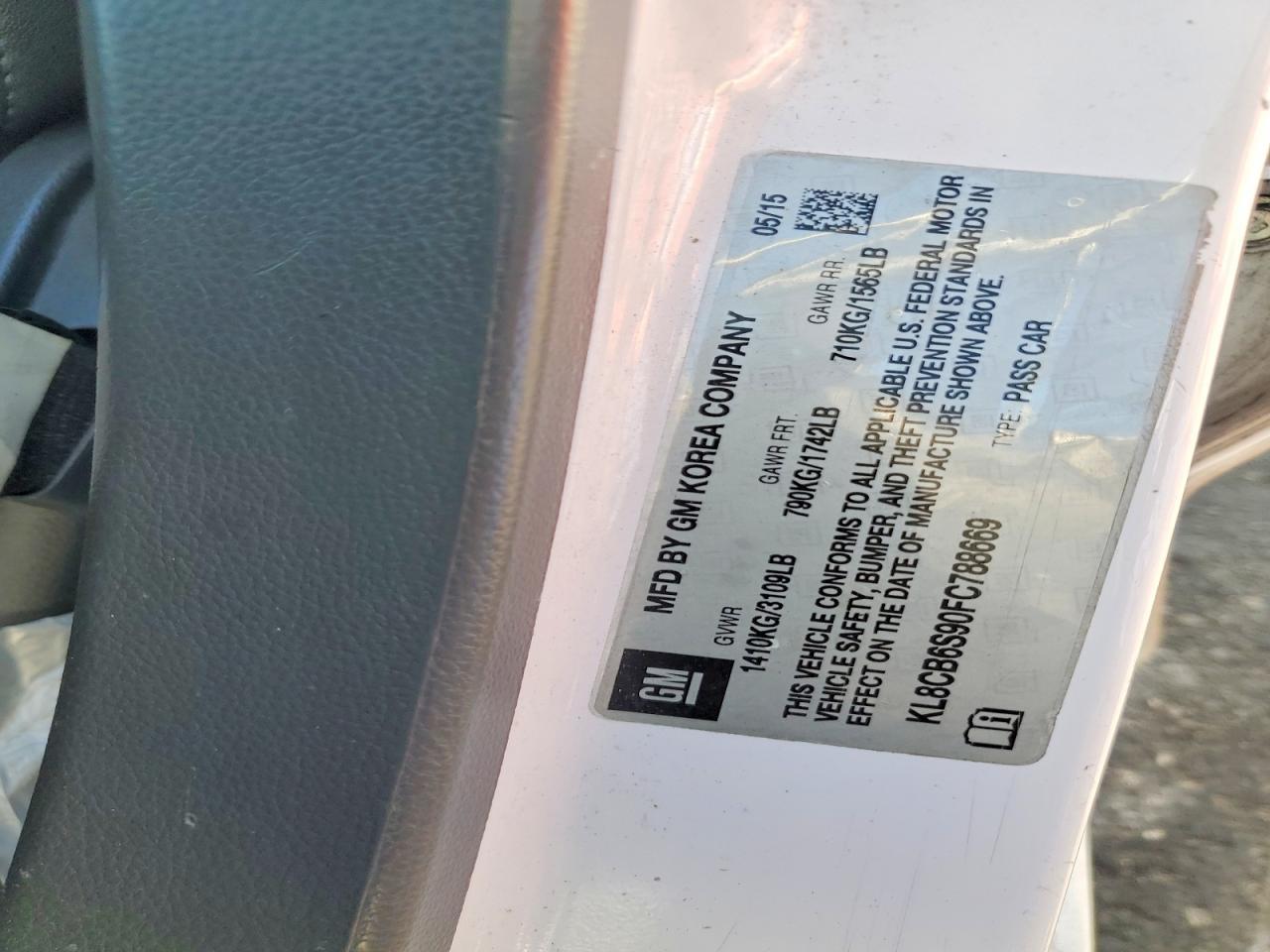 2015 Chevrolet Spark ls