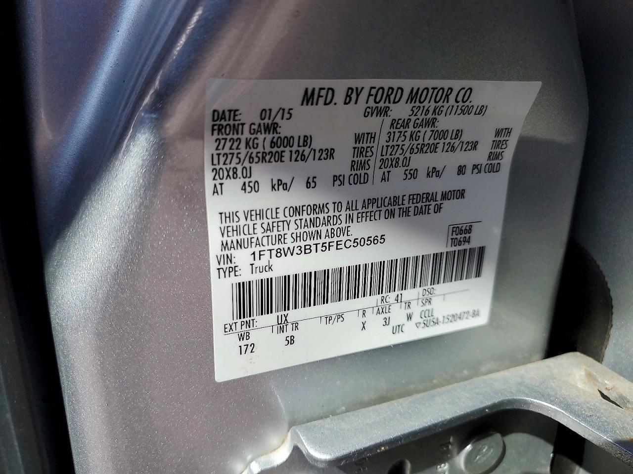 2015 Ford F350 Super Duty