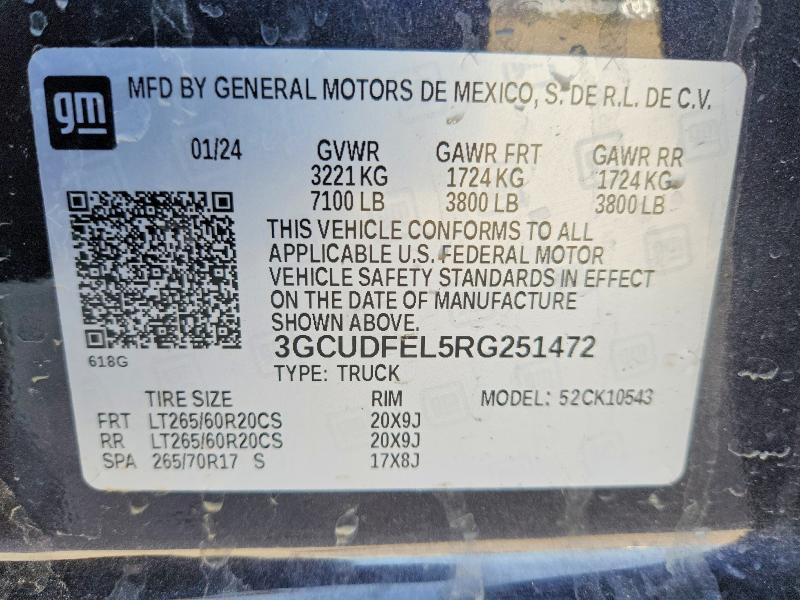 2024 Chevrolet Silverado K1500 LT Trail Boss