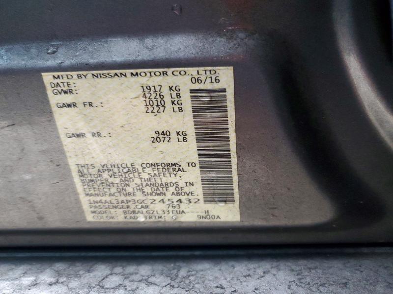 2016 Nissan Altima 2.5 s