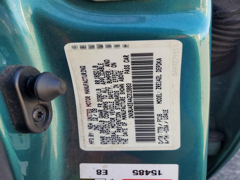 2010 Toyota Corolla Base