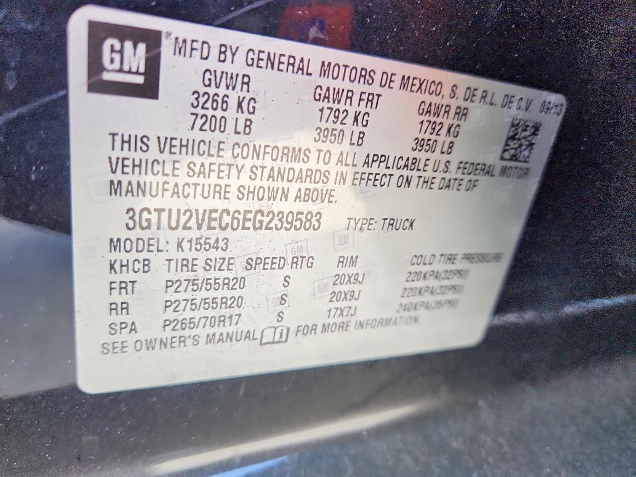 2014 GMC Sierra K1500 SLT