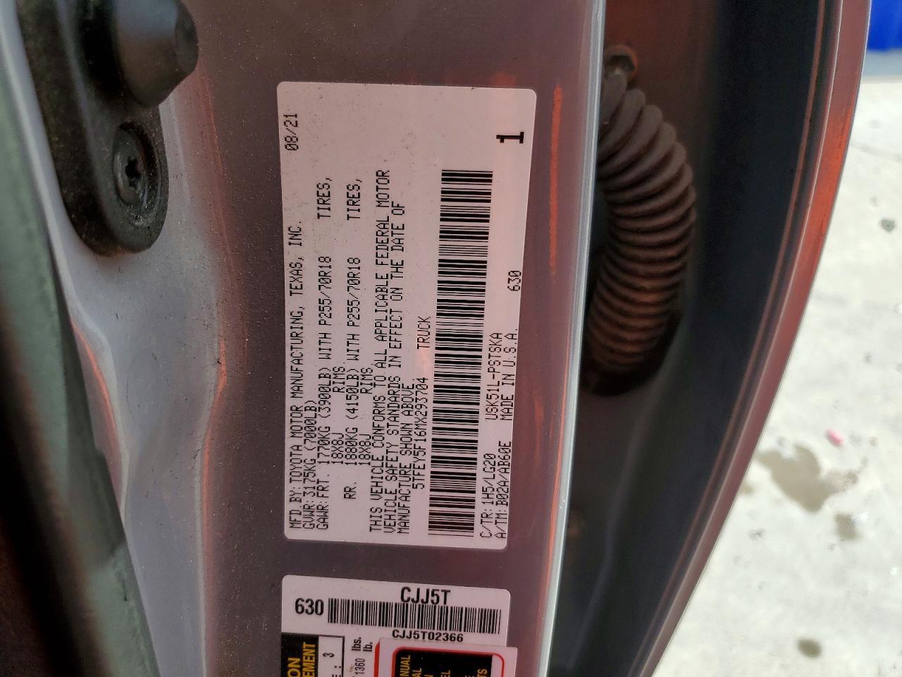 2021 Toyota Tundra SR5