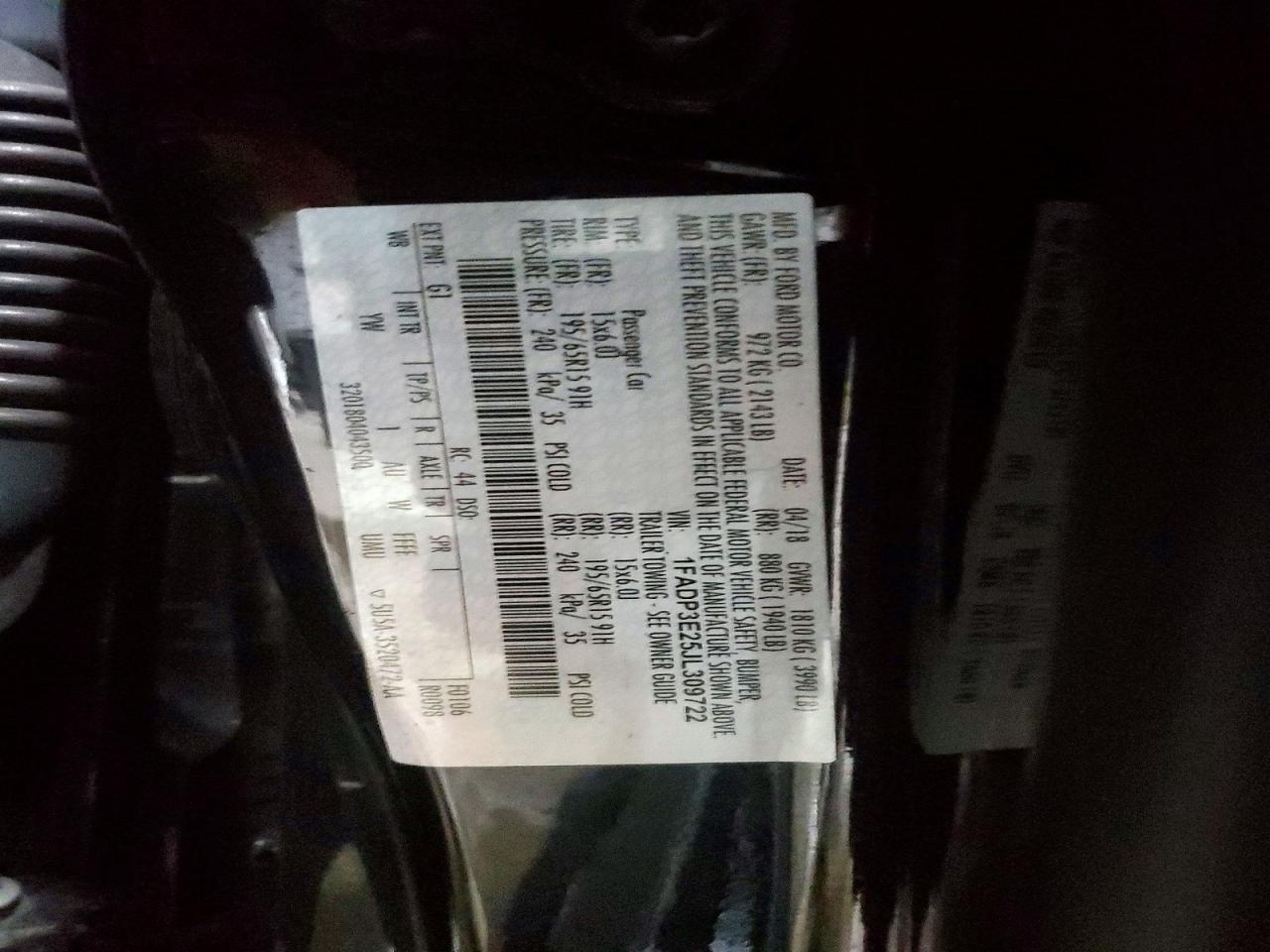 2018 Ford Focus s