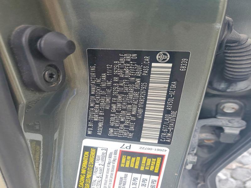 2012 Toyota Camry xle