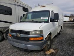 Salvage trucks for sale at Fredericksburg, VA auction: 2013 Chevrolet Express Utility / Service Truck