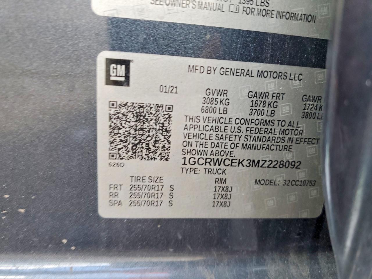 2021 Chevrolet Silverado C1500 LT
