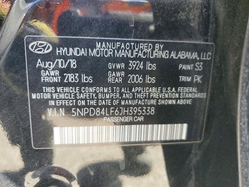 2018 Hyundai Elantra sel