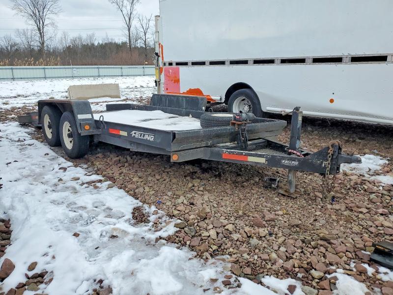 2002 Felling Tilt Deck Equipment Trailer