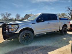 Salvage trucks for sale at Wichita, KS auction: 2015 Ford F150 Supercrew